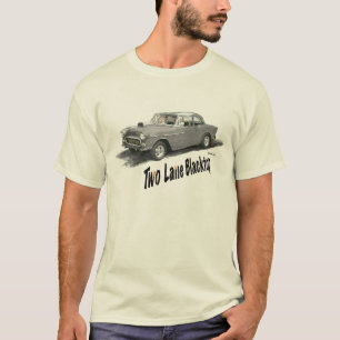 För BLACKTOPfilm för TVÅ LANE bil T Shirt