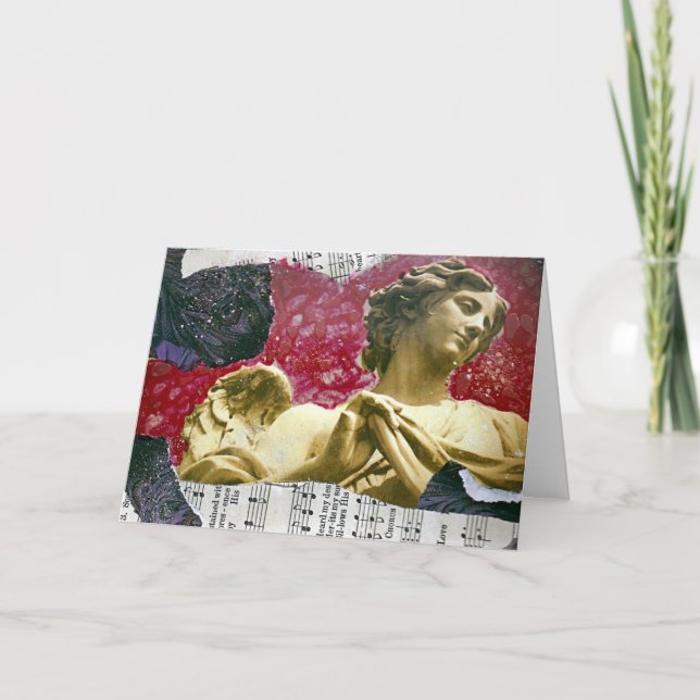 För blandad rosa bakgrund massmediaCollage för Kort (Framsida)