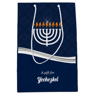 För blått- och vitHanukkah för MED modernt namn