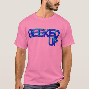 För blåttjerkin för GEEKED ÖVRE grabbar för d T Shirt