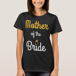 För Bling för budens mamma guld- skjorta T Shirt
