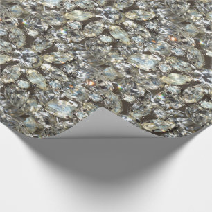 För Bling för vintageRhinestonediamant mönster Presentpapper