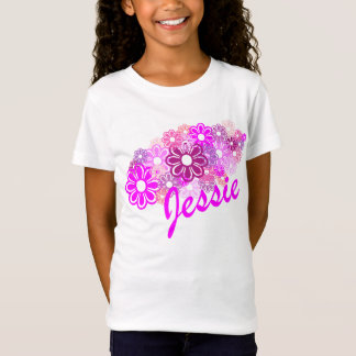 För blommagrupp för KRW Retro anpassningsbar T-shirt