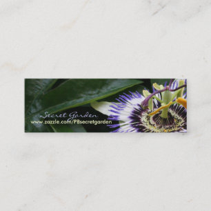 För blommigtfotografi för Passiflora 2 visitkort