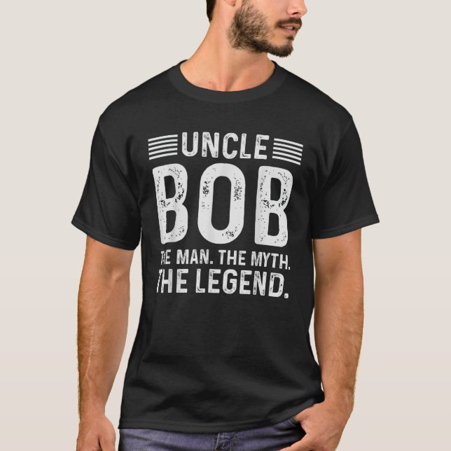 För Bob Personal Namn First Namn Bob T Shirt (Framsida)