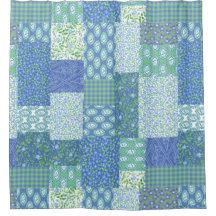 För Boho för blåttvintergröna blom- mönster för