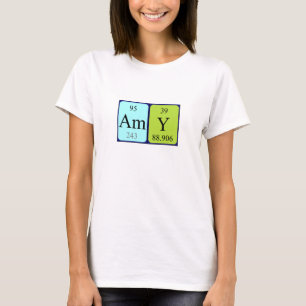 För bordnamn för Amy periodisk skjorta T Shirt