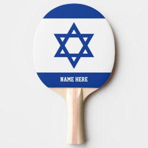 För bordtennispingen för den israeliska flagga pingisracket