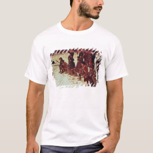 För borrandeamerikan för Baron von Steuben rekry Tee Shirt