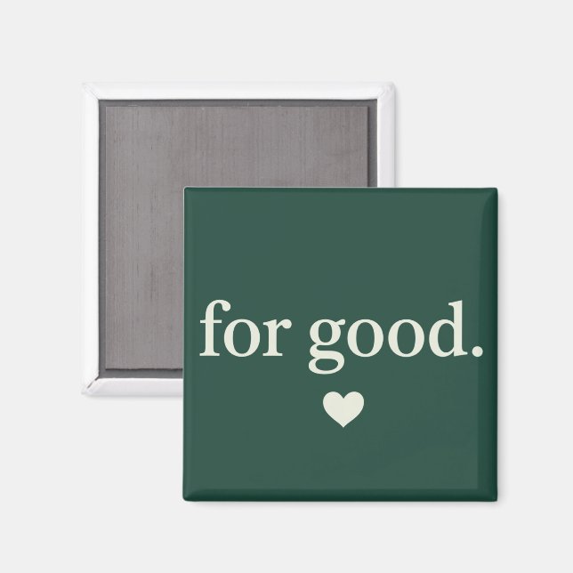 För bra minimalistisk positiv citat estetik  magnet (Front/Back)