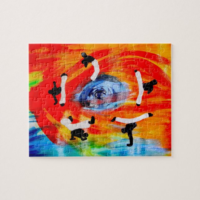 för brazil för kampsportar för pussel (Horisontell)