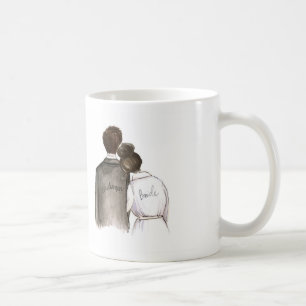 För Brbulle för tack man för Br för mörk brud mörk Kaffemugg