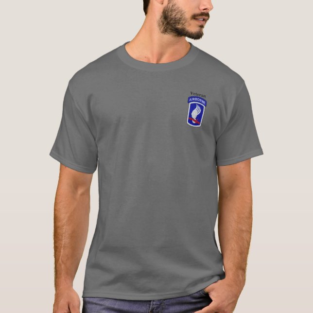 För brigadveteran för armé 173. ABN luftburna vets Tee (Framsida)