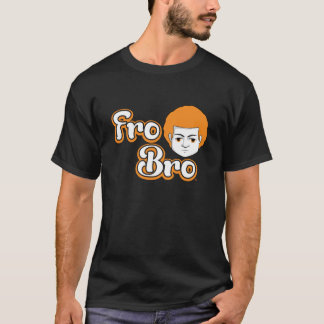 För Bro mörk - orange & vit Tee Shirt