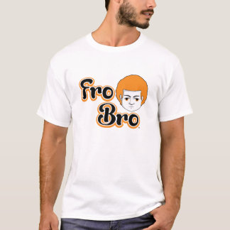 För Bro - orange & svart Tee Shirt