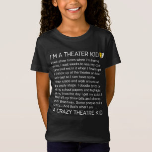 För Broadway för galen teaterunge rolig teater T Shirt