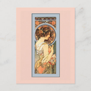 För bruddusch för art nouveau härlig inbjudan