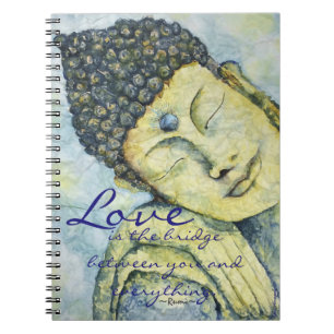 För Buddha för Rumi kärlekcitationstecken journ Anteckningsbok Med Spiral