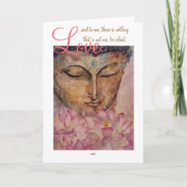 För Buddha för Rumi kärlekcitationstecken kort för