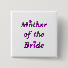 För budens mamma kärlek enkelt knapp