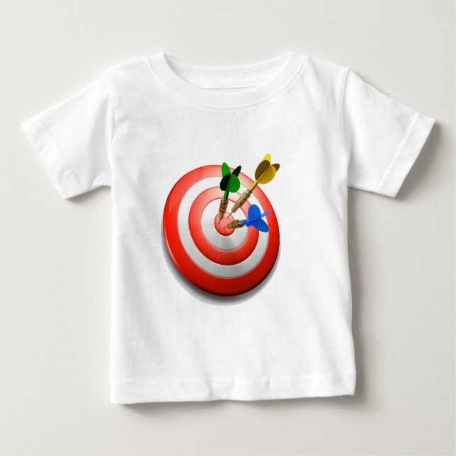 för BullsEYEbaby för pilar 3D TShirt Tee Shirt (Framsida)