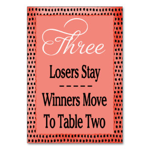 För Bunco för modern vattenfärg körsbärsrött rött Bordsnummer