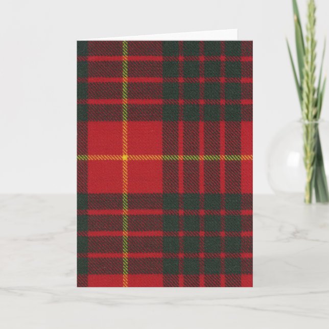 För Cameron för hälsningkort modern Tartan klan Kort (Framsida)