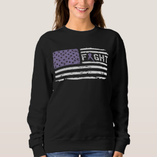 För canceramerikanska flaggan för slagsmål Vulv T Shirt