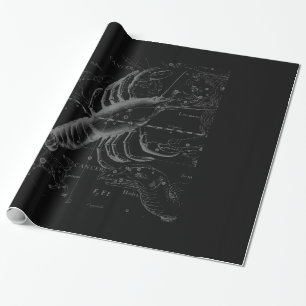 För cancerZodiac för krom lik konstellation Presentpapper