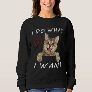 for cat I do what I want T Shirt