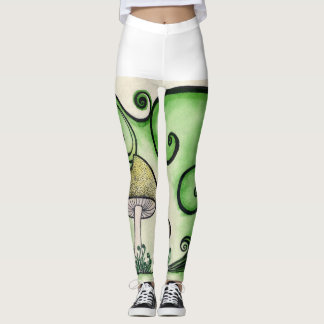 För champinjon damasker swirly leggings