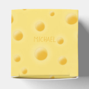 För Cheesy! Schweizisk ost Personlig Namn Presentaskar