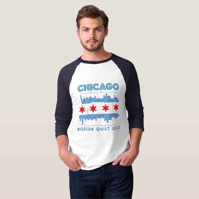 För Chicago för begränsad upplaga design för skrå Tee Shirt (Hel framsida)