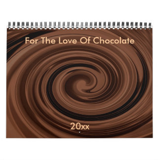 För chokladens kärlek Anpassningsbar kalender