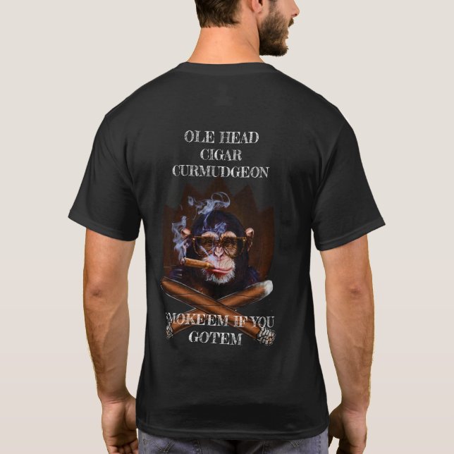 För cigarraktfanatiker t shirt (Baksida)