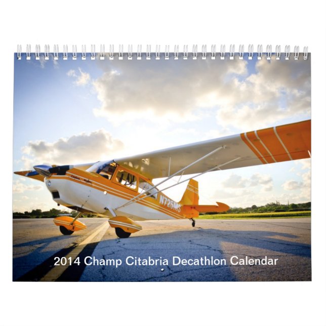 För Citabria för mästare 2014 kalender tiokamp (Omslag)