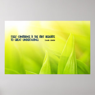 För citationsteckenaffisch för självförtroende poster
