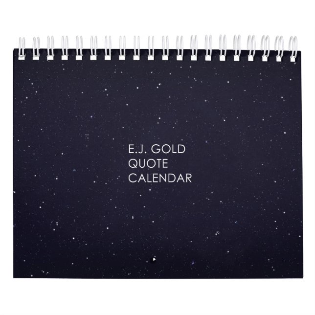 För citationsteckenbord för E.J guld- kalender (Omslag)