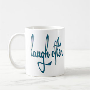 För citationsteckenhumor för skratt ofta rolig i kaffemugg