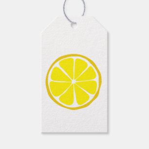 För citrongåva för sommar citrusa märkre presentetikett