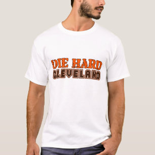 För Cleveland för matris hård T-tröja logotyp Tee