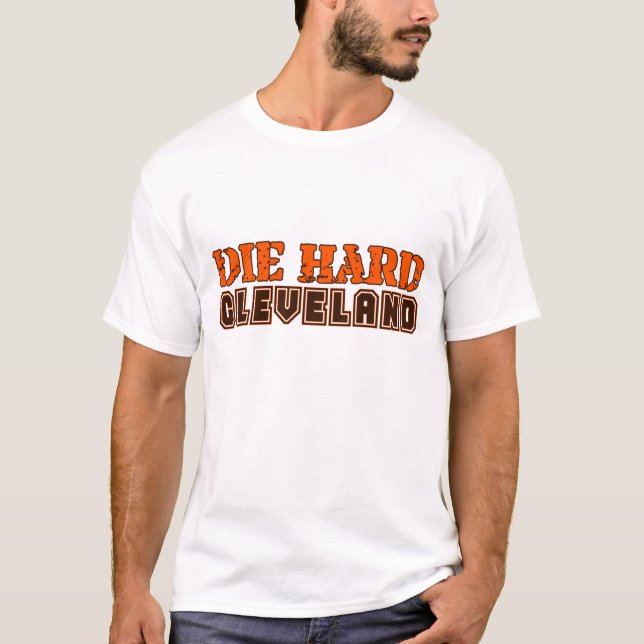 För Cleveland för matris hård T-tröja logotyp Tee (Framsida)