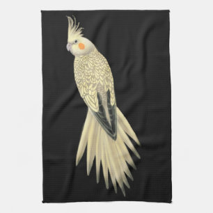 För Cockatielpapegoja för kanel pärlemorfärg P Kökshandduk