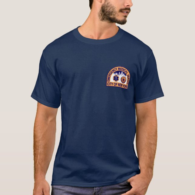 För Coneyö T för NYC EMS skjorta T Shirt (Framsida)