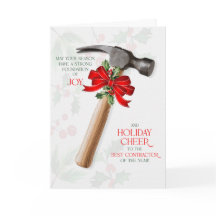 for Contractor Construction Hammer Joy and Cheer