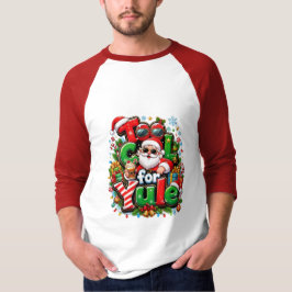 För cool för jul Santa juldesign T Shirt