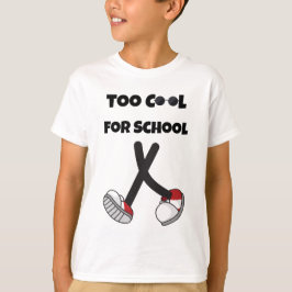 För cool för skolpojkar och -flickor T-Shirt