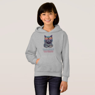 För Coola att ta hand om Snyggt Chill Cat T Shirt
