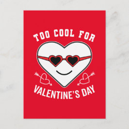 För Coola för Alla hjärtans dag mot Firande Vykort