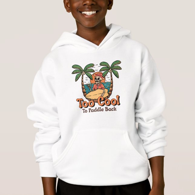 För Coola för att hätta bakåt T Shirt (Framsida)